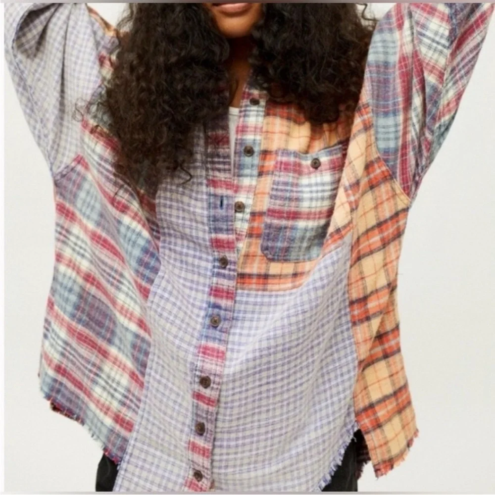 Urban Outfitters BDG Ted Patchwork Flannel - Picture 2 of 10